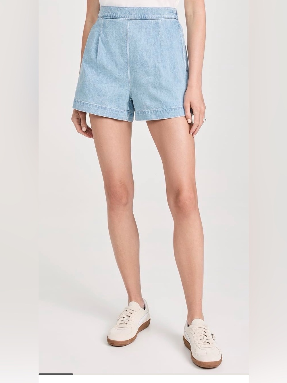NWT Madewell Flat Front Denim Pull On Shorts